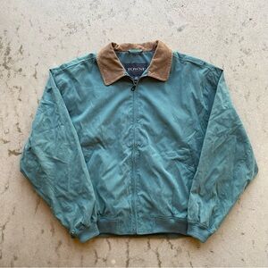 Vintage 90’s London fog Towne green zip up jacket Herrington men’s large